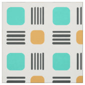 Mid Century Modern Minimalist Squares Lines Stof (Swatch)