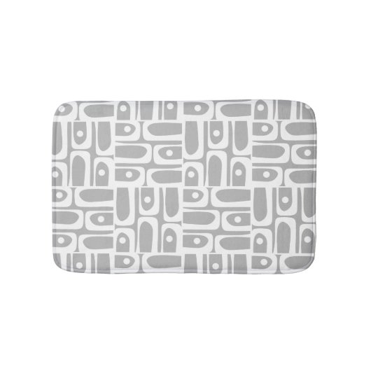 Mid Century Modern minimalistisch Abstract patroon Badmat (Voorkant)