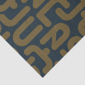 Mid-Century Modern minimalistische elegante geomet Tissuepapier (Detail)