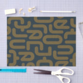 Mid-Century Modern minimalistische elegante geomet Tissuepapier (Craft)