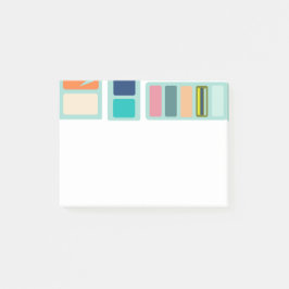 Mid-Century Modern Mix-up Post-it® Notes