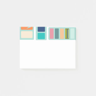 Mid-Century Modern Mix-up Post-it® Notes
