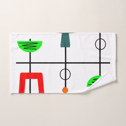 Mid Century Modern Mobile Bad Handdoek (Handdoek)