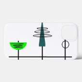 Mid Century Modern Mobile Case-Mate iPhone Case (Achterkant (horizontaal))