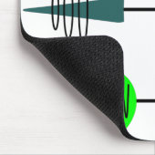 Mid Century Modern Mobile Muismat (Hoek)