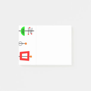 Mid Century Modern Mobile Post-it® Notes