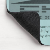 Mid-Century Modern Mousepad 1958 Toronto Canada Muismat (Hoek)