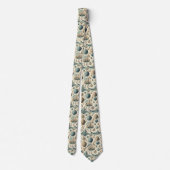 Mid Century Modern Nautical Themed Neck Tie Stropdas (Achterkant)