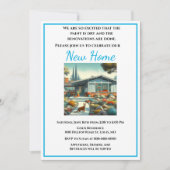 Mid Century Modern Nieuw Huis Housewarming Kaart (Voorkant)