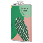 Mid Century Modern No. 1 Pocket Flask Heupfles (Links)