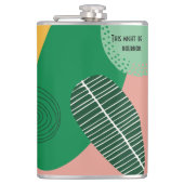 Mid Century Modern No. 1 Pocket Flask Heupfles (Voorkant)