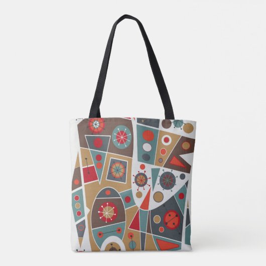 Mid-Century Modern nr. 18 Tote Bag (Achterkant)