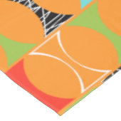 Mid Century Modern Oranje Pattern Tablecloth Tafelkleed (Gekanteld)