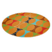 Mid Century Modern Oranje snijvlak Snijplank (Hoek)