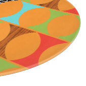 Mid Century Modern Oranje snijvlak Snijplank (Hoek)