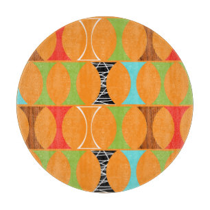 Mid Century Modern Oranje snijvlak Snijplank