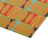 Mid Century Modern Oranje snijvlak Snijplank (Hoek)