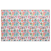Mid-Century Modern Ornamenten Kerststof Stof (Fat Quarter)