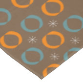 Mid Century Modern, Ovalen, Stars Blauwgroen Sinaa Tafelkleed (Gekanteld)