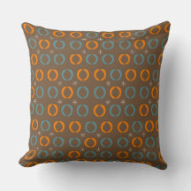 Mid Century Modern, Ovalen, Sterren Blauwgroen Sin