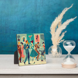 Mid Century Modern Party De Martini Dans Fotoplaat