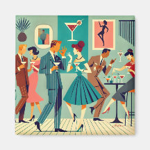 Mid Century Modern Party De Martini Dans