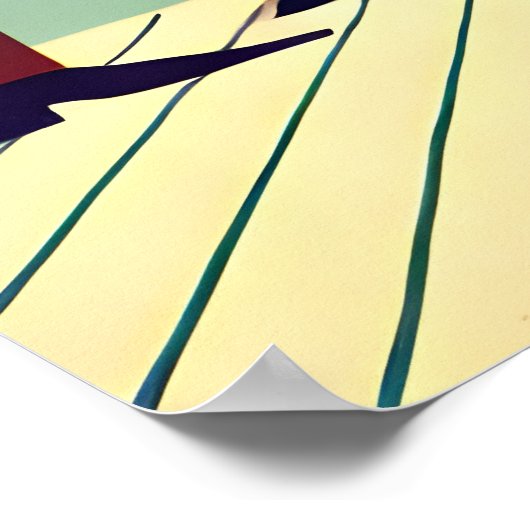 Mid Century Modern Party De Martini Dans Poster (Hoek)