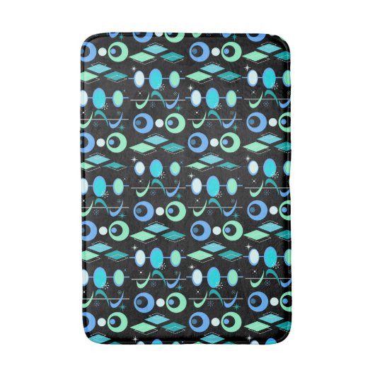 Mid Century Modern Patroon Badmat (Voorkant Verticaal)