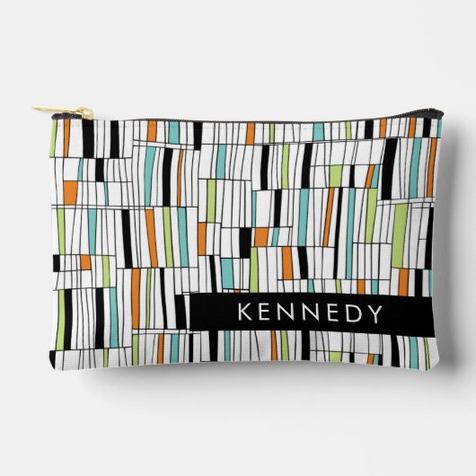 Mid Century Modern Patroon Etui (Voorkant)