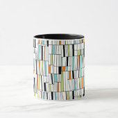 Mid Century Modern Patroon Mok (Midden)