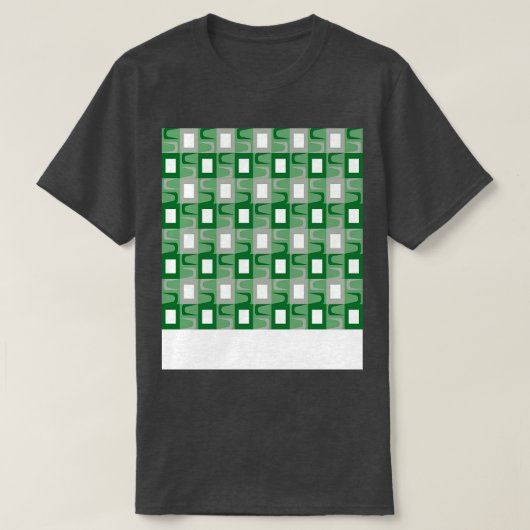 Mid Century Modern Patroon T-shirt (Design voorkant)