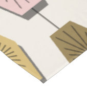 Mid Century Modern Patroon Tafelkleed (Gekanteld)