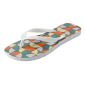 MID-CENTURY MODERN-patroon Teenslippers (Schuin)
