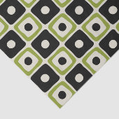 Mid Century Modern Patroon Tissuepapier (Detail)