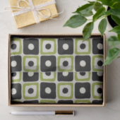 Mid Century Modern Patroon Tissuepapier (Geschenk)