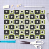 Mid Century Modern Patroon Tissuepapier (Craft)