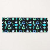 Mid Century Modern Patroon Yogamat (Voorkant (horizontaal))