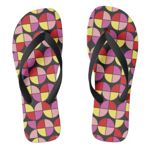 MID CENTURY MODERN Patroonpatroon Teenslippers