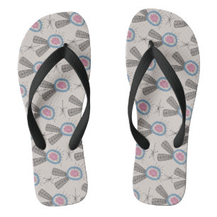 MID CENTURY MODERN Patroonpatroon Teenslippers