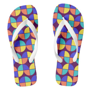 MID CENTURY MODERN Patroonpatroon Teenslippers
