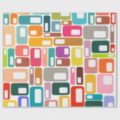 Mid-Century Modern Pattern Cadeaupapier (Vlak)