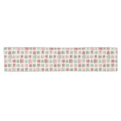 Mid Century Modern Pattern Christmas Korte Tafelloper (Horizontaal)