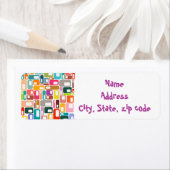 Mid-Century Modern Pattern Etiket (Insitu)