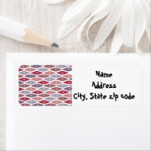 Mid-Century Modern Pattern Etiket (Insitu)