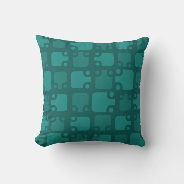 Mid Century Modern Pattern Kussen (Voorkant)