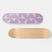 Mid Century Modern Pattern Lavender Persoonlijk Skateboard (Horizontaal)