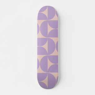 Mid Century Modern Pattern Lavender Persoonlijk Skateboard