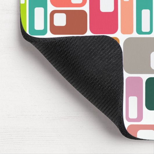 Mid-Century Modern Pattern Muismat (Hoek)