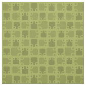 Mid Century Modern Pattern Olive Green Stof (Swatch)