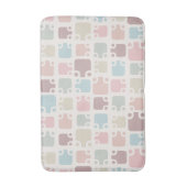 Mid Century Modern Pattern Pastel Badmat (Voorkant Verticaal)